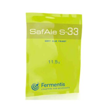 Safale S-33 tørrgjær passer godt til dobbel, trippel, trappist, wit
