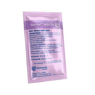 Safale WB 06 hveteølgjær.11.5 gram!