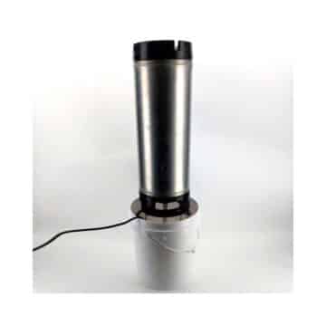 Bucket Blaster vasker fat og gjæringskar på en elegant måte!