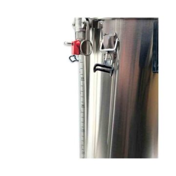 Brewzilla 35L Gen 4.1 med siktglass. Så ser du enkelt hvor mye som er i bryggeren!