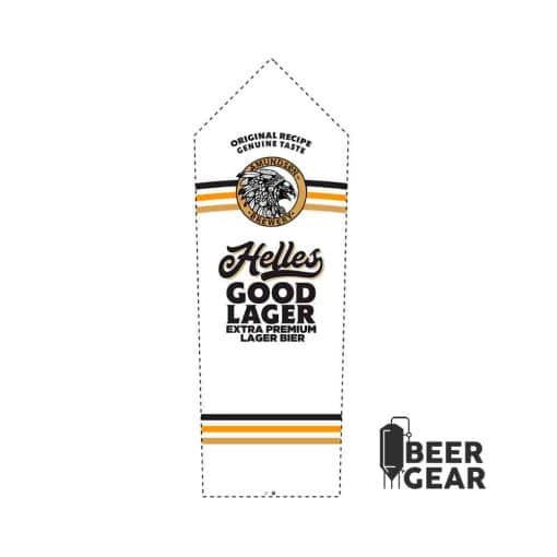 Helles Good lager Fresh Wort Kit. Sticker til tappekraner