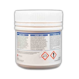 Chemclean 600g bakside av boksen med info