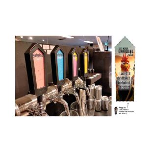 Lyst Norsk Gaardsøl allgrain ølsett med tap handle Label for tappekranene dine