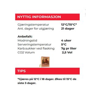 El Camino Fresh Wort Kit er en Mexican Lager du enkelt lager selv!