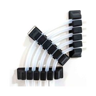 Slangefeste for 5 slanger på 8mm gjør det enkelt å holde orden i slangene