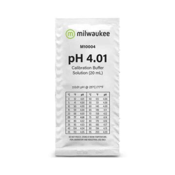 Milwaukee pH 4.01 kalibreringsvæske for kalibrering av pH meter. 20 ml