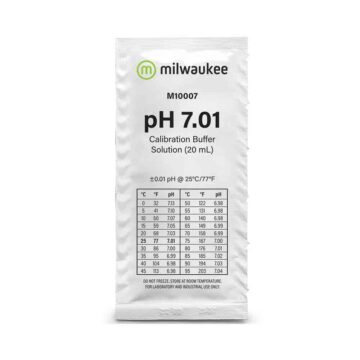 Milwaukee pH 7.01 kalibreringsvæske. For kalibrering av pH instrumenter. 20-ml