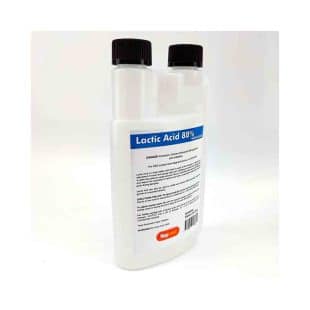 Lactic Acid 88% pH justering brukes for å senke pH i meskevann / skyllevann500ml flaske