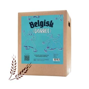 Belgisk Dobbel bryggesett som gir ca 20l til gjæring