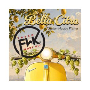 Bella Citra FWK er et sett med Italiensk Pilsner. Enklere blir det neppe!