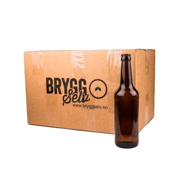 0,5l ølflasker. 24 stk i esken Fredrikstad