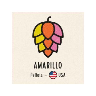 Amarillo humle pellets til Ølbrygging. Smaker av tropiske frukter, sitrus og en hint av blomster