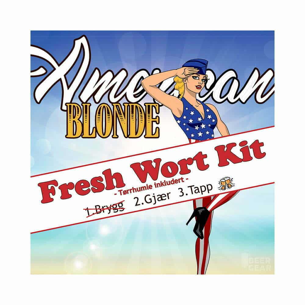 American Blonde Fresh Wort Kit. Enklere blir det ikke!