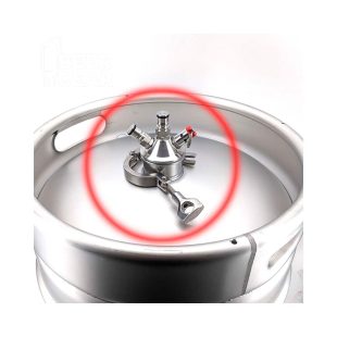 Ball Lock Adapter til Bryggerifat. Så slipper du stigerør!