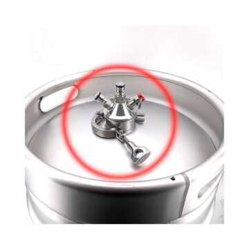 Ball Lock Adapter til Bryggerifat. Så slipper du stigerør!