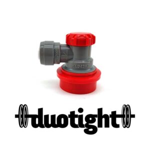 Ball lock kobling i plast for CO2. 6.35mm. Duotight, Vi skaffer det meste av overganger og fittings