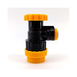 Ball lock kobling med Flow kontroll er svært kompakt!