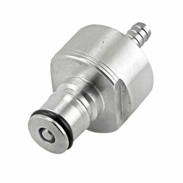 Ball lock kobling til karbonering kan også brukes på flasker