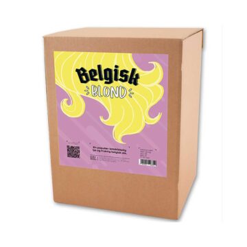 Belgisk Blond Allgrain ølsett i eske vil gi deg ca 20 liter til gjæring