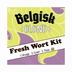 Belgisk Blond Fresh Wort Kit. Lag øl uten brygger