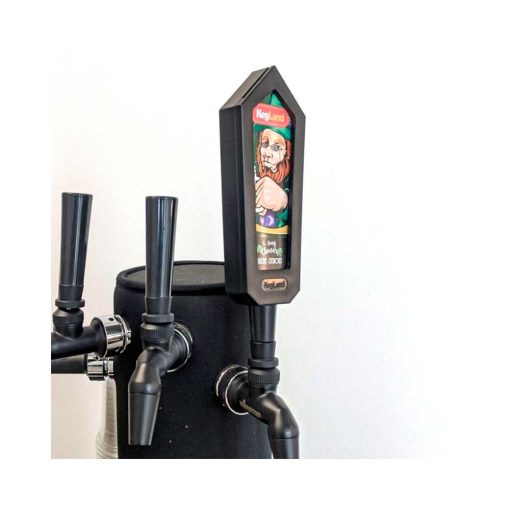 Bishop Tap Handle på tappekran. Med sticker i