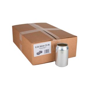 Bokser på 0.33L. 24 stk i esken