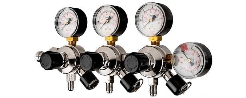 CO2 regulator. 3 utganger Ny type