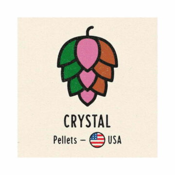 Crystal Humle 100g. Zip poser som kan åpnes og lukkes gjentatte ganger