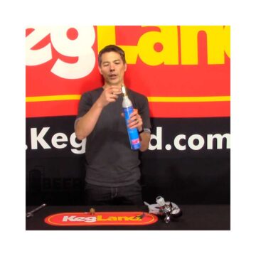 Deluxe Sodastream Adapter med skrue for å åpne/stenge tilførsel av CO2