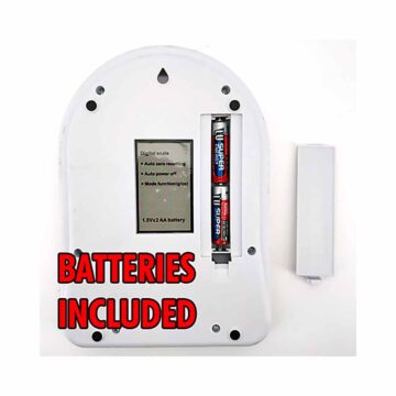 Digital vekt 1g - 10kg med batterier inkludert!