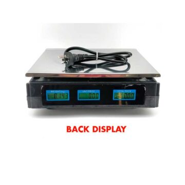 Digital vekt bakside med display