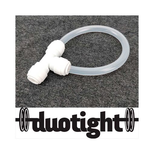 Duotight T-Stykke 9.5mm i hvit