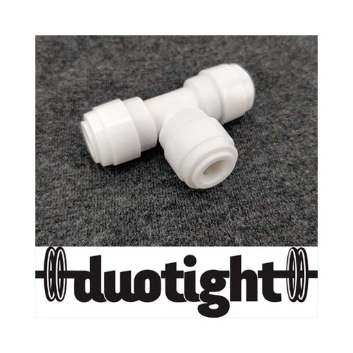 Duotight T-stykke 8mm i hvit