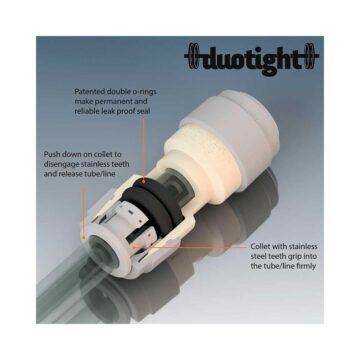 Duotight T-stykke 8mm oversiktsbilde