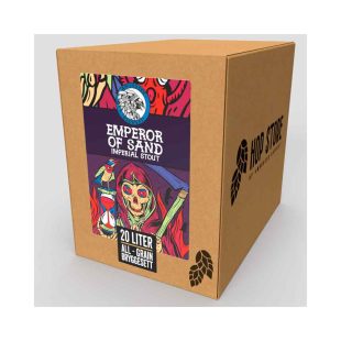 Empror of sand allgrain imperial stout. Her brygger du en herlig stout som er sort som olje!