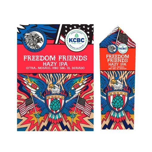 FREEDOM FRIENDS HAZY IPA allgrain ølsett fra Amundsen