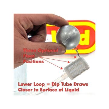 Floating Dip Tube Filter med flyteball