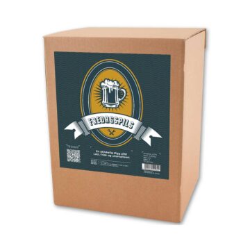 Fredagspils allgrain ølsett. En lett og herlig pils brygget på korn