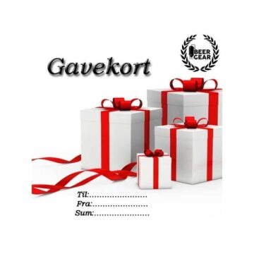 Gavekort tekst
