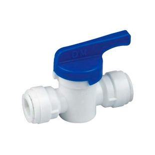 Hurtikobling med ventil / kran