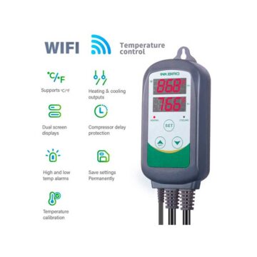 Inkbird Wifi lgir deg full kontroll på temperatur under gjæring av øl!