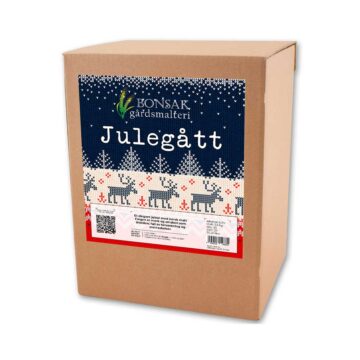 Julegått allgrain bryggesett er et ølsett som gjæres på 19 grader