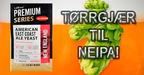 Tørrgjær til NEIPA