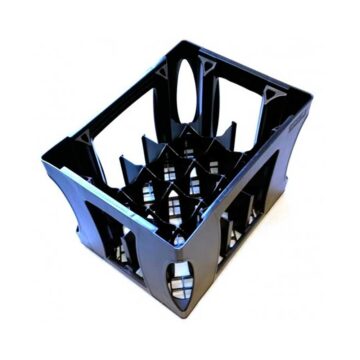 Ølkasse i plast til 0.5l flasker. Kassen leveres uten flasker!