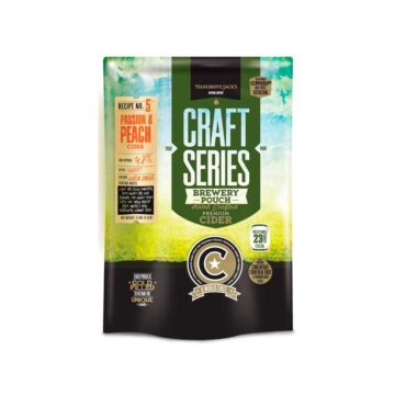 Peach & Passion Cider. Hjemmebrygg