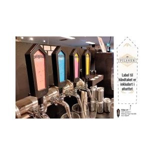 Pilsner etikett til Bishop Tap Handle tappehåndtak