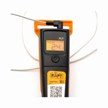 RAPT Bluetooth Termometer front. Nærbilde