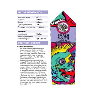 SMASHMOUTH SmAsH IPA informasjon-om-bryggesett