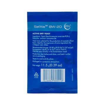 SafAle BW 20 11,5 g. Gjær til Belgisk Hveteøl
