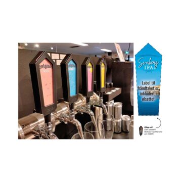 Svaberg IPA label til Bishop tap handle lar deg se på tappekranen hva du har i fatene dine